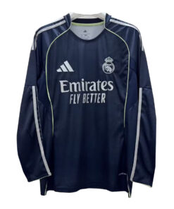 Maillot Extérieur Real Madrid Manches Longues Homme 2025-2026