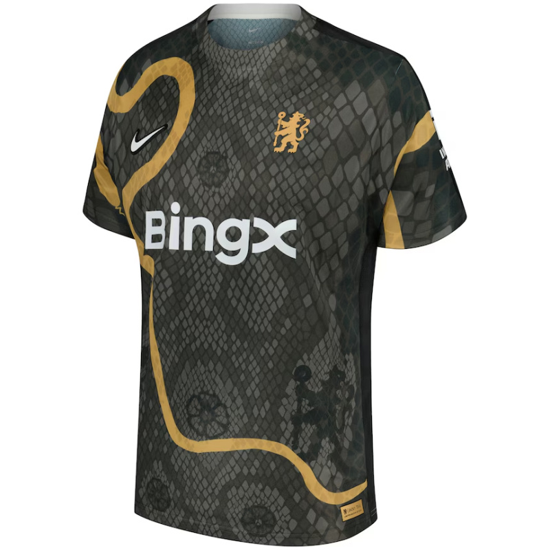 Maillot Homme Chelsea Année du Serpent Édition Spéciale Gris 2025/26