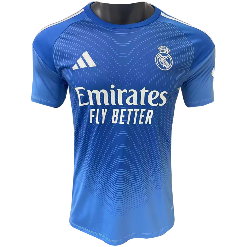 Maillot de Gardien de But Bleu Real Madrid Hommes 2025/26