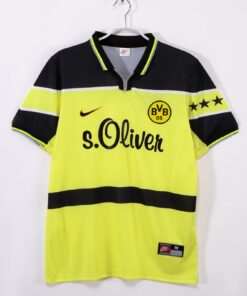 Maillot Domicile Rétro Borussia Dortmund Homme 1997