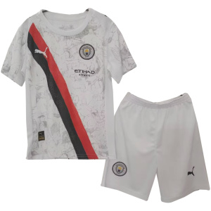Maillot Extérieur Enfants Manchester City 2025/26