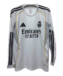 Maillot domicile Real Madrid 2025/26 Homme manches longues