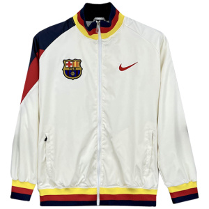 Veste Windrunner Toutes Saisons Barcelona Pour Homme Blanc Classique