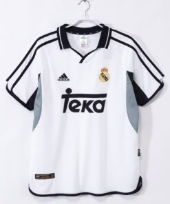 Pour Homme Real Madrid Maillot Domicile Rétro 2000-2001
