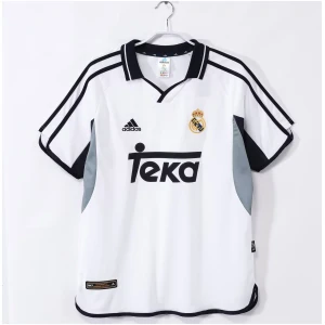 Pour Homme Real Madrid Maillot Domicile Rétro 2000-2001