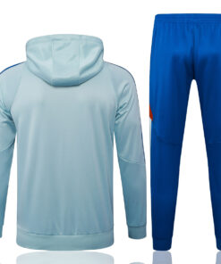 Homme Espagne Sweat à Capuche + Pantalon Survêtement Bleu Clair 2025