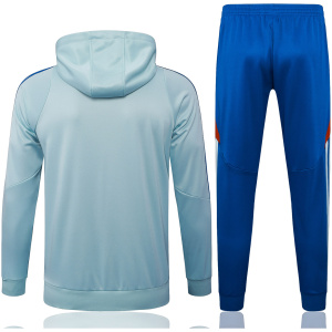 Homme Espagne Sweat à Capuche + Pantalon Survêtement Bleu Clair 2025