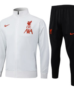 Survêtement d’Entraînement Liverpool Homme Veste + Pantalon Gris Clair 2025/26