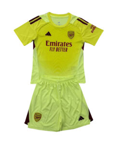 Maillot de Gardien de But Arsenal Enfant Jaune 2025/26