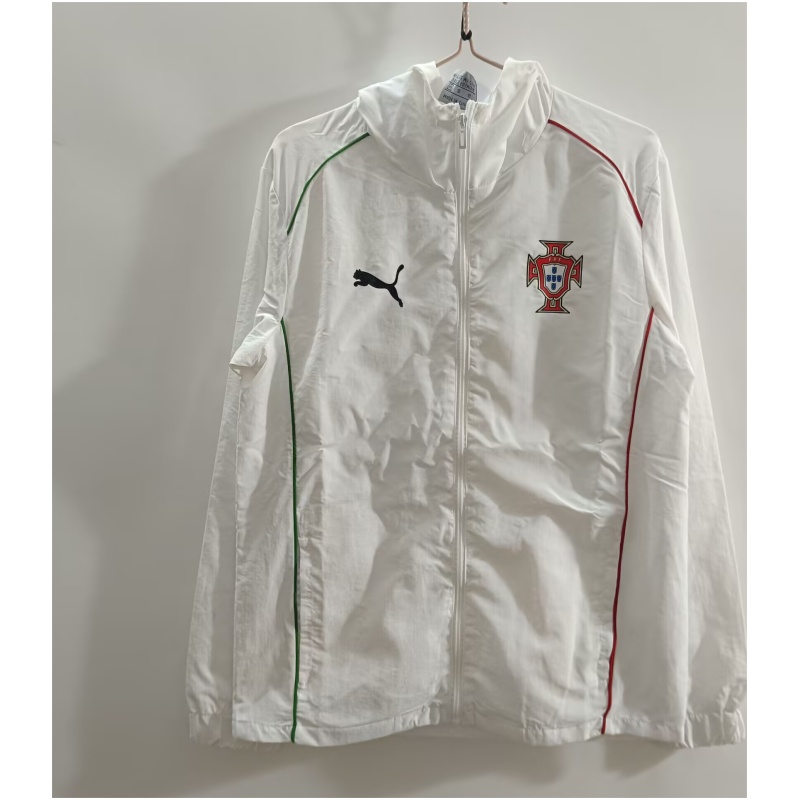 Veste Homme Portugal Tous Temps Windrunner Blanc 2025