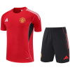 Manchester United Ensemble d’entraînement short Rouge Homme 2025/26