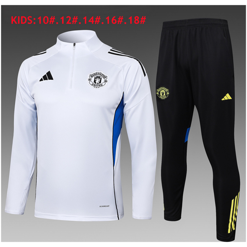 Enfants Manchester United Tenue d’entraînement Blanche II 2025/26