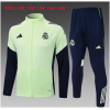 Survêtement d’entraînement enfant Real Madrid – veste et pantalon – vert clair 2025/26