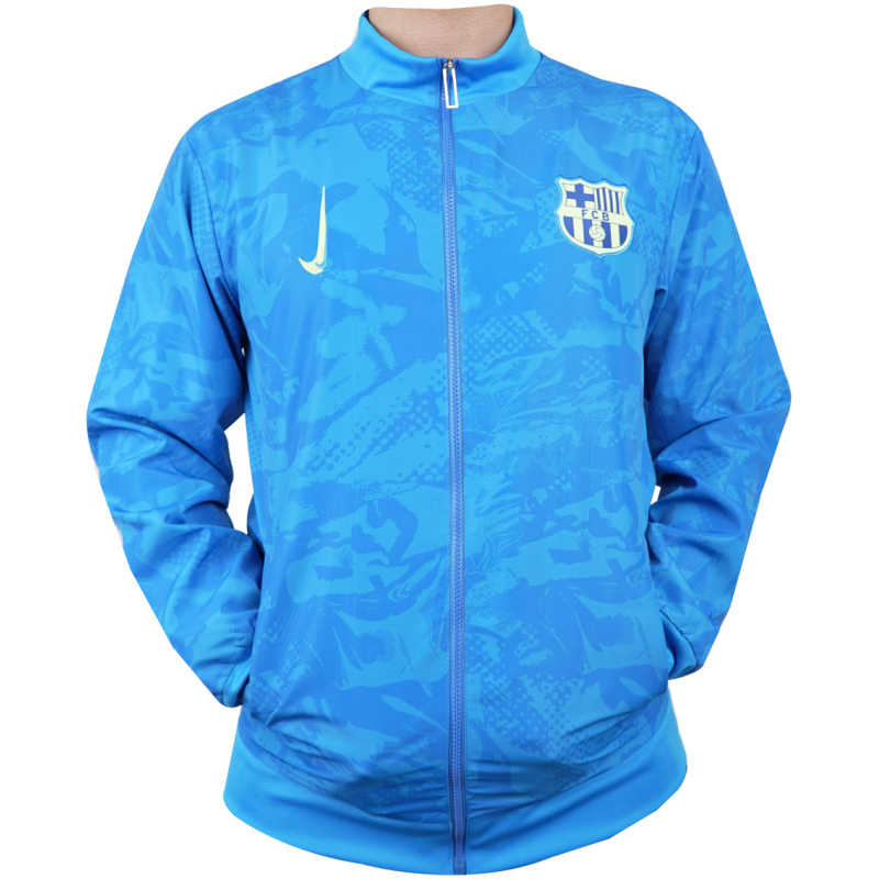 Veste Homme Barcelona Tous Temps veste coupe-vent Bleu Clair 2025/26