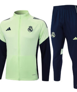Survêtement d’Entraînement Real Madrid Homme Veste + Pantalon Vert Clair 2025/26
