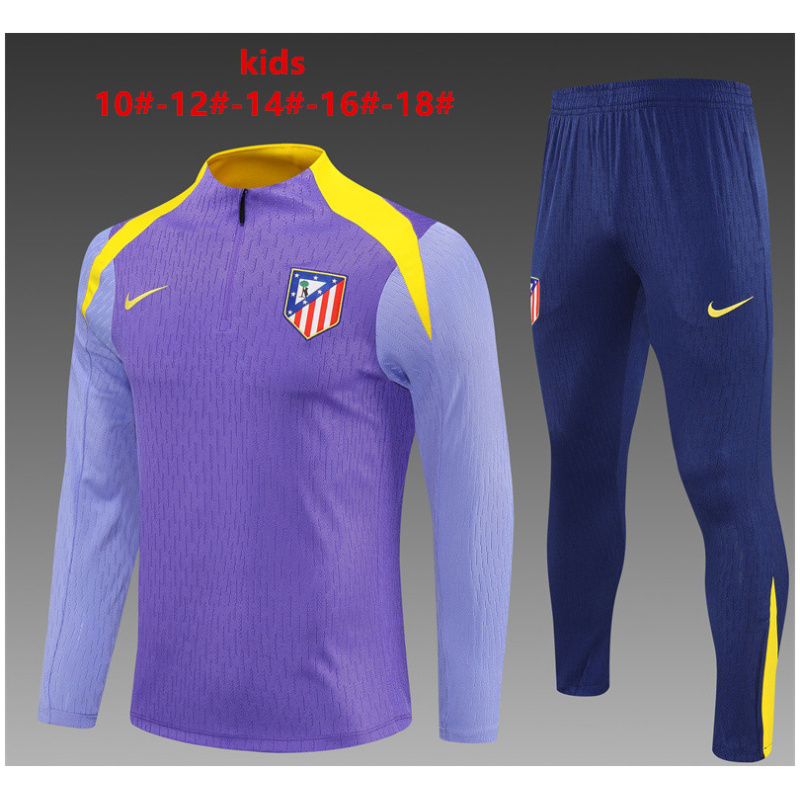Enfants Atletico Madrid Tenue d’entraînement Violet 2025/26