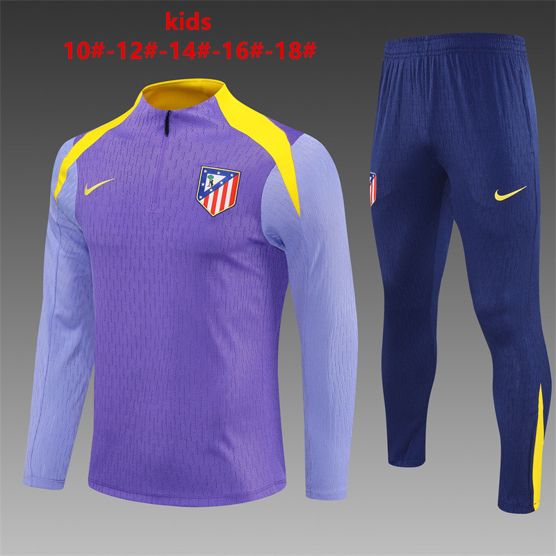 Enfants Atletico Madrid Tenue d’entraînement Violet 2025/26
