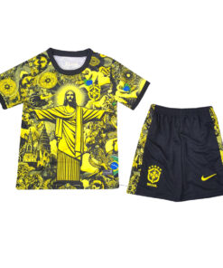 Enfant Brésil Jesus Maillot Jaune 2025