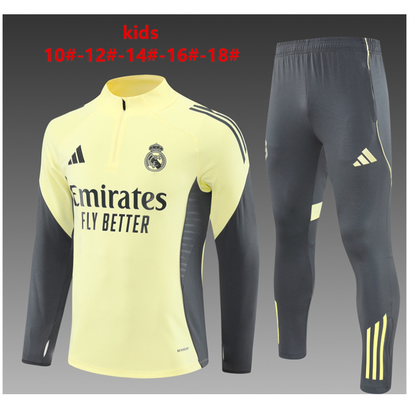 Survêtement d’entraînement Enfant Real Madrid Jaune 2025/26