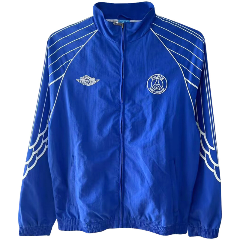 Mens PSG All Weather veste coupe-vent Jacket Blue 2025/26