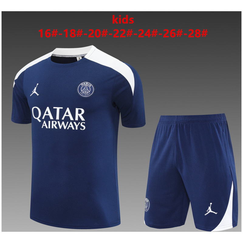 Tenue d’Entraînement Courte Enfants PSG x Jordan Royal 2025/26