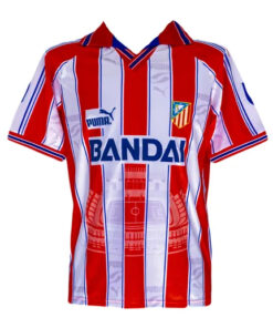 Maillot Domicile Rétro Atletico Madrid Homme 1996/97