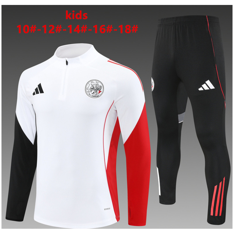 Maillot d’Entraînement Enfants Ajax Blanc 2025/26