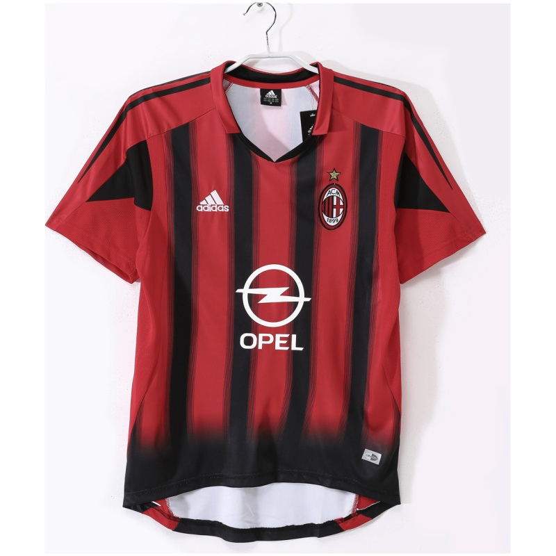 Maillot domicile rétro AC Milan 2004/05 pour homme