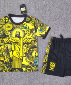 Enfant Brésil Jesus Maillot Jaune 2025