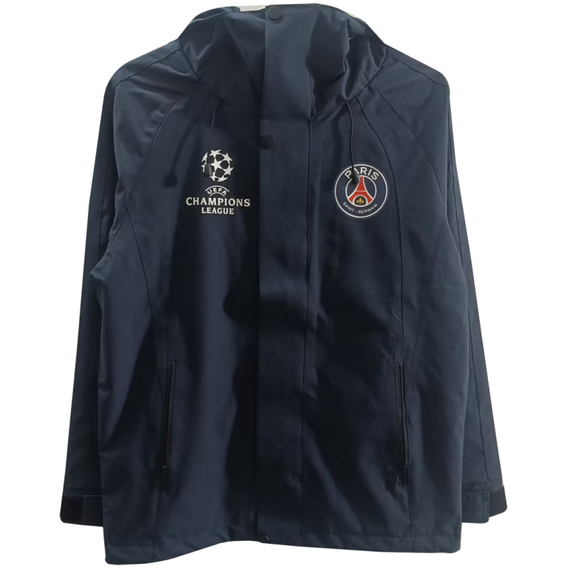 Veste Homme PSG veste coupe-vent Par Tous les Temps Champions League Royal 2025/26