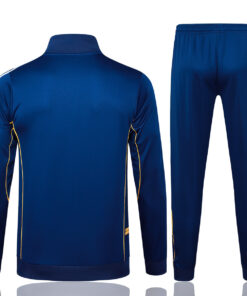 Tenue d’Entraînement Real Madrid Homme Veste + Pantalon Bleu Marine 2025/26