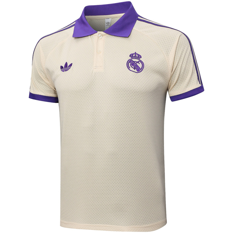 Polo Real Madrid Homme Abricot 2025/26
