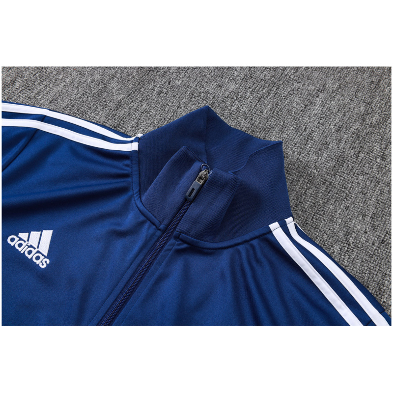 Tenue d’Entraînement Real Madrid Homme Veste + Pantalon Bleu Marine 2025/26