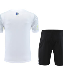 Ensemble d’entraînement short Brésil Homme Jesus Blanc 2025