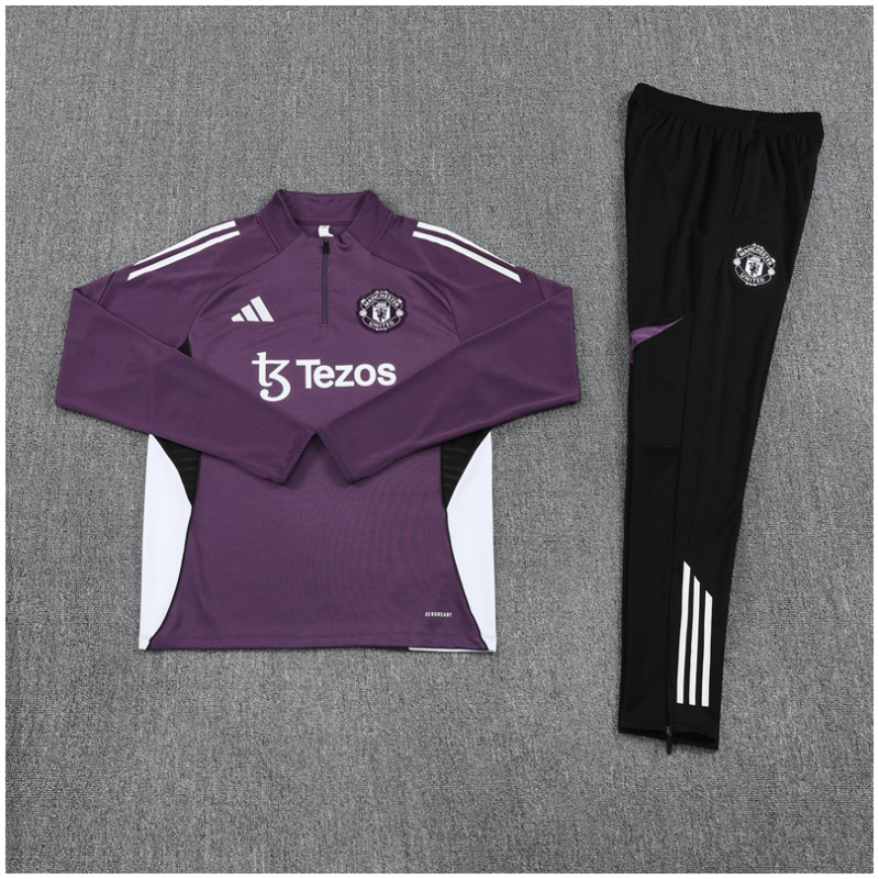 Tenue d’entraînement Manchester United Enfant Violet 2025/26