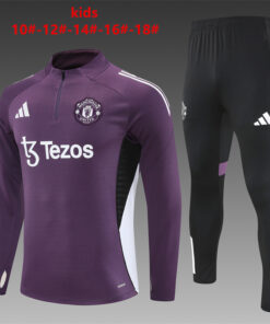 Tenue d’entraînement Manchester United Enfant Violet 2025/26