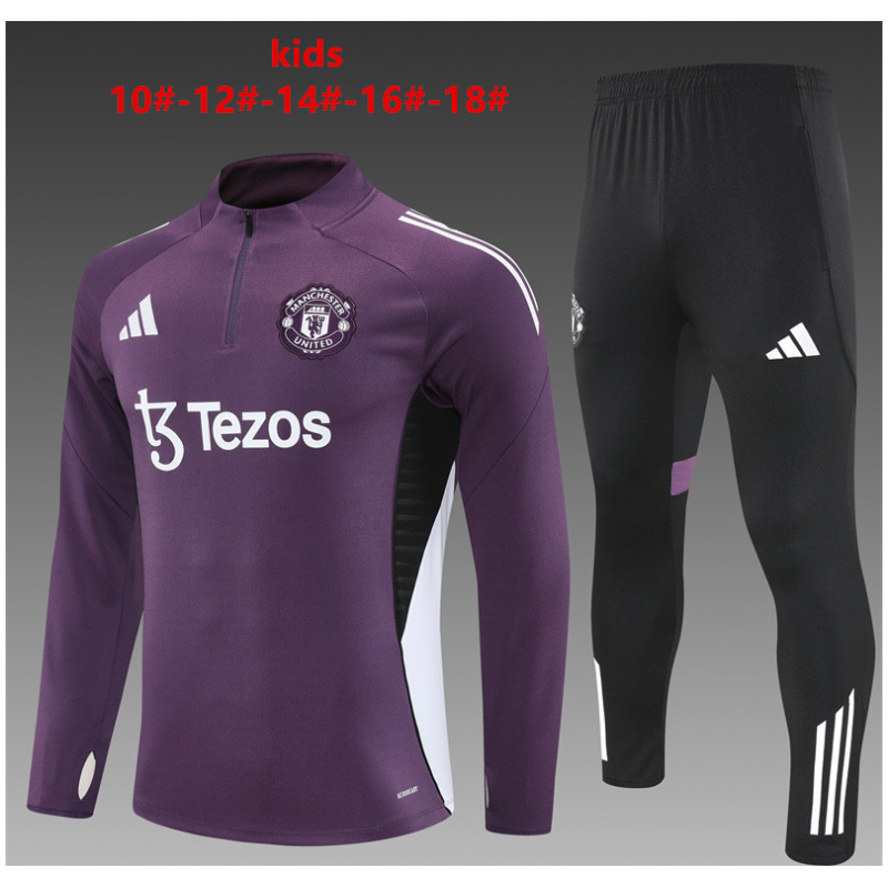 Tenue d’entraînement Manchester United Enfant Violet 2025/26