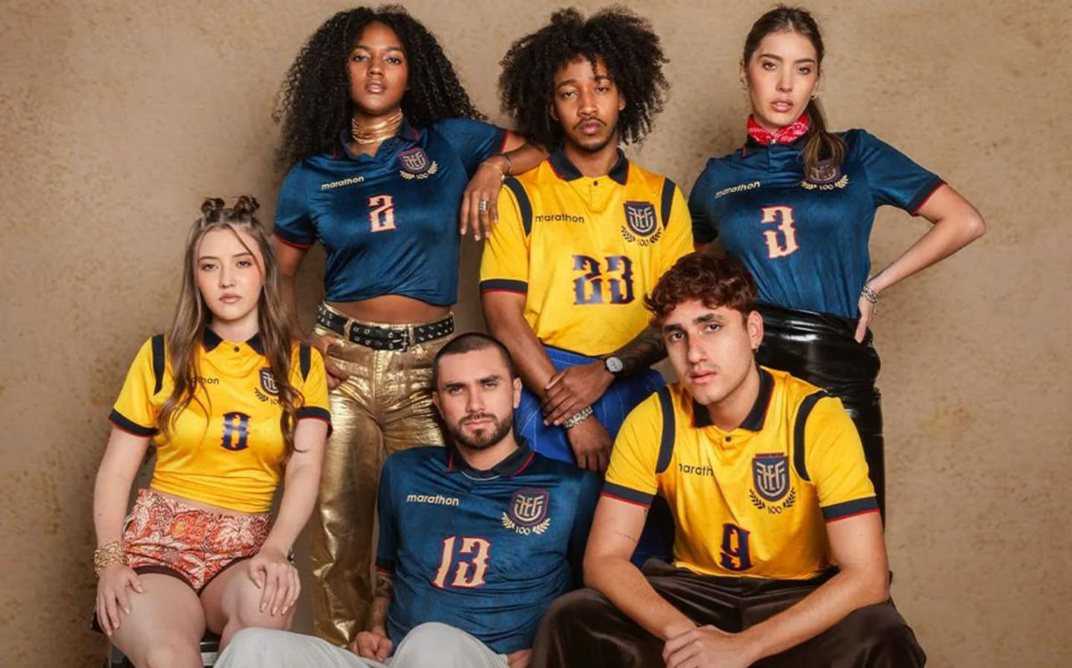 Maillot domicile Homme Équateur Centenaire 2025