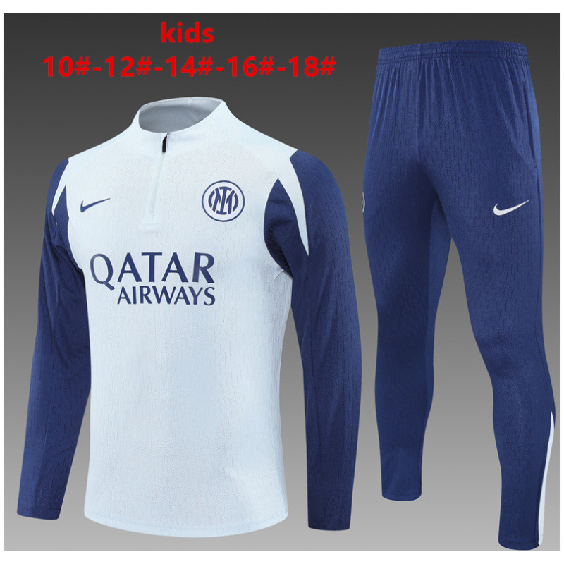 Tenue d’Entraînement Inter Milan Enfants Gris Clair Collection 2025/2026