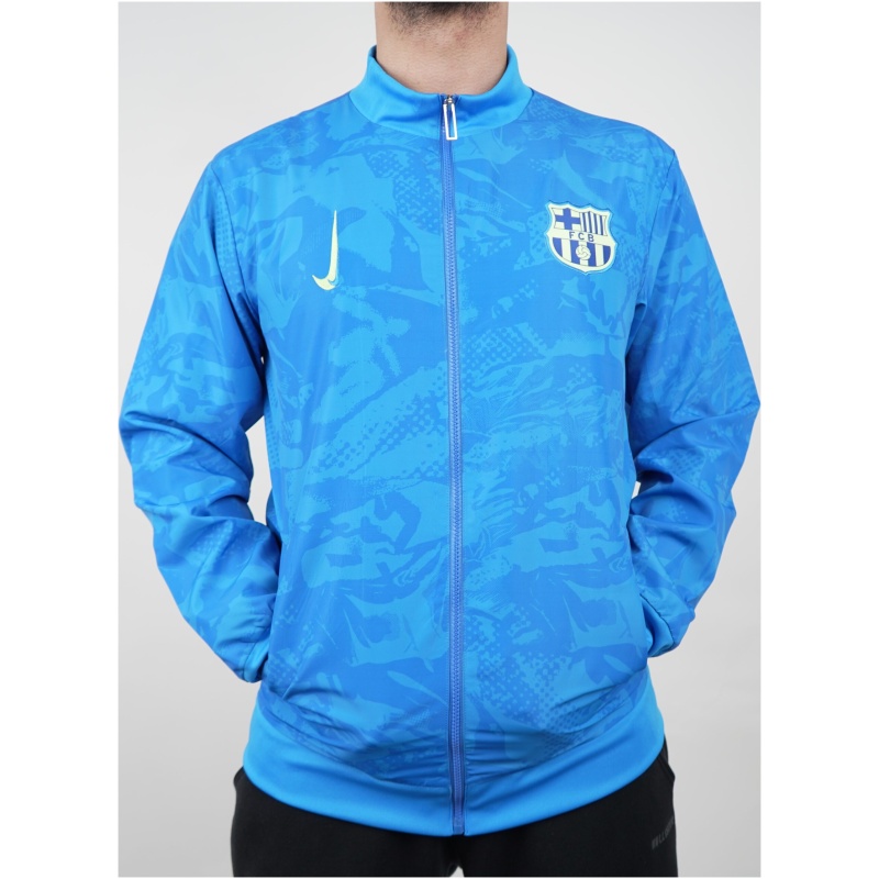 Veste Homme Barcelona Tous Temps veste coupe-vent Bleu Clair 2025/26