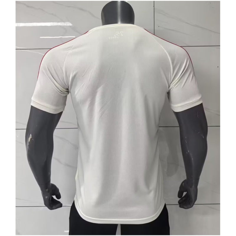 T-Shirt Homme Olympique Lyonnais 75e Anniversaire Blanc 2025/26