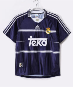 Maillot Extérieur Rétro Real Madrid Homme 1998/99