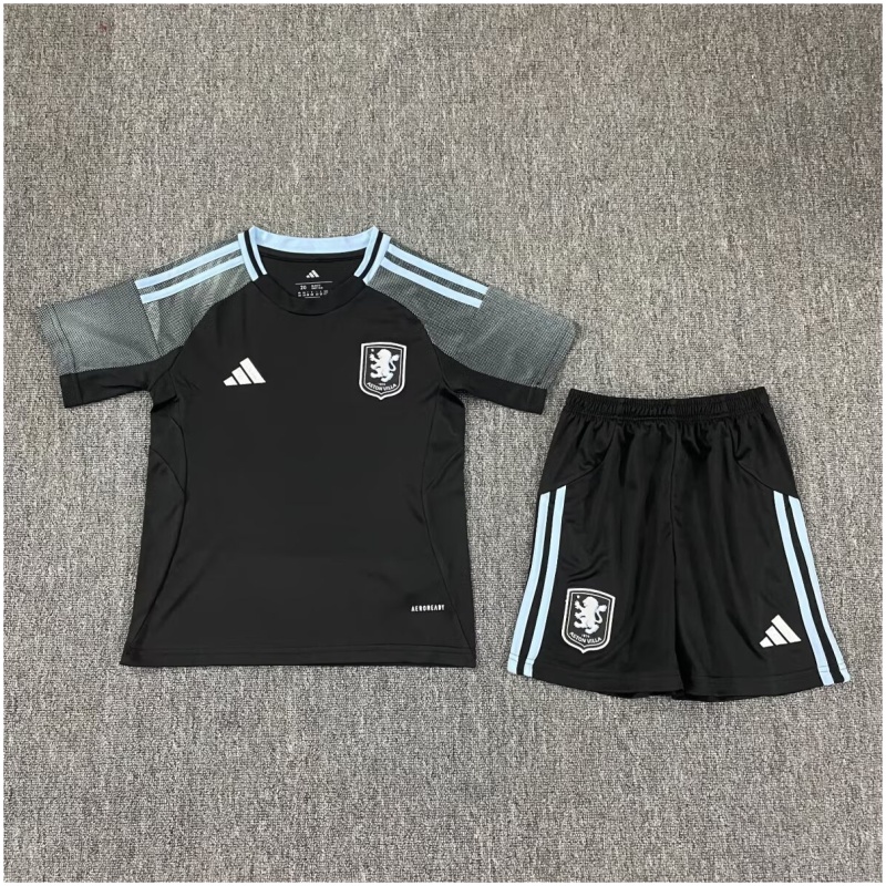 Maillot Extérieur Aston Villa Enfants 2025/26