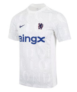 Maillot d’entraînement à manches courtes Homme Chelsea Blanc 2025/26