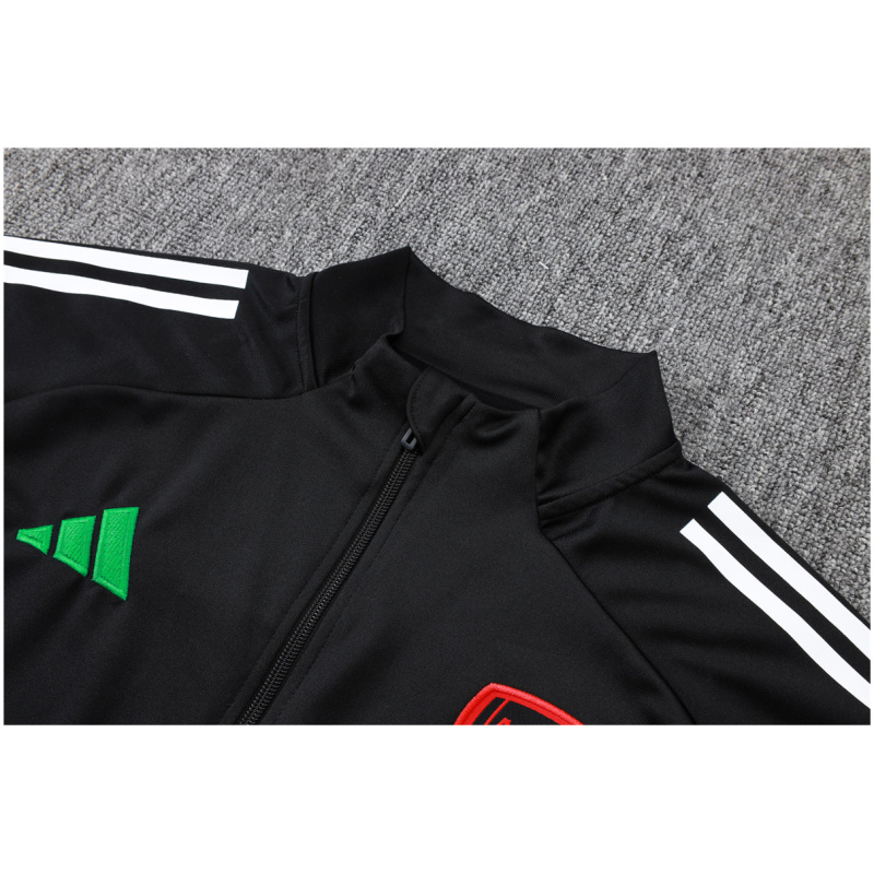 Survêtement d’entraînement Arsenal pour Homme – Veste et Pantalon – Noir 2025/26