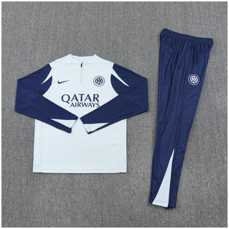 Tenue d’Entraînement Inter Milan Enfants Gris Clair Collection 2025/2026