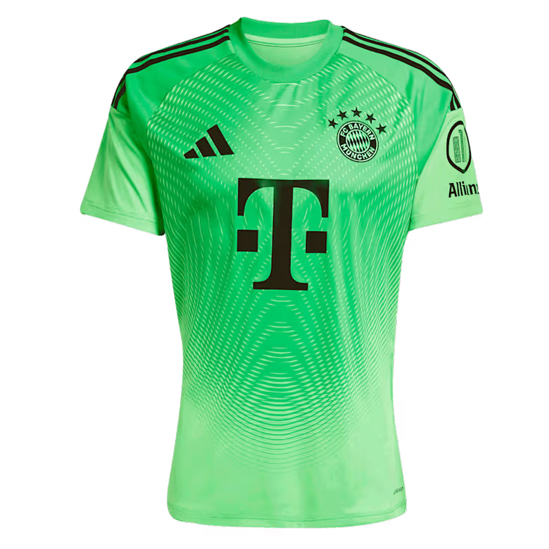 Homme Bayern Munich Gardien de but Maillot Vert 2025/26