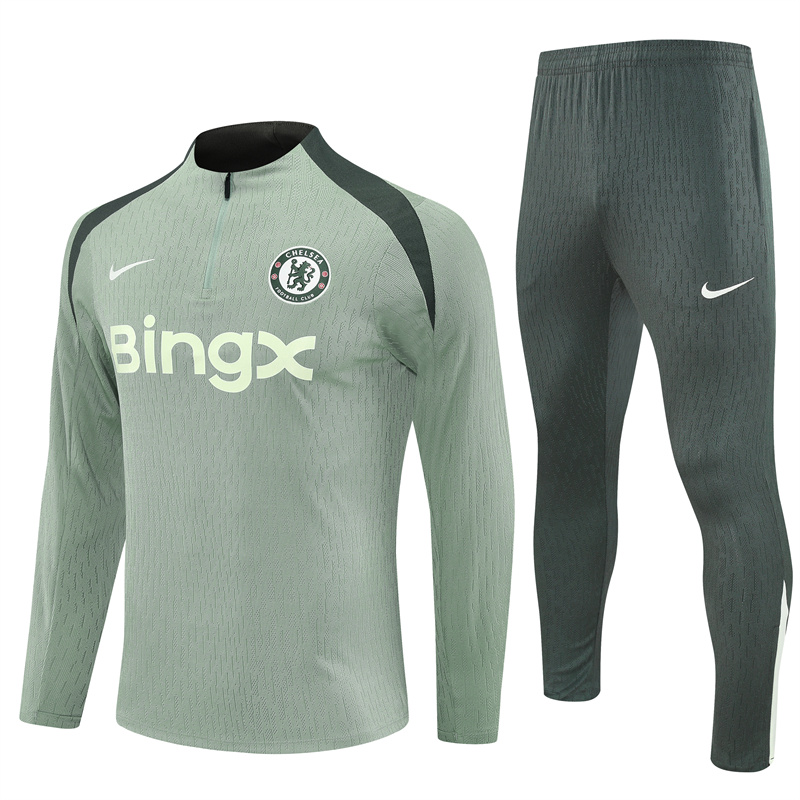 Survêtement d’Entraînement Chelsea Homme Vert Clair 2025/26