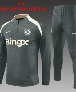 Survêtement d’Entraînement Enfants Chelsea Vert Foncé 2025/26