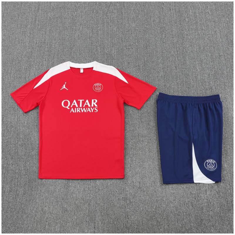Enfants PSG x Jordan Ensemble d’Entraînement Short Rouge 2025/26